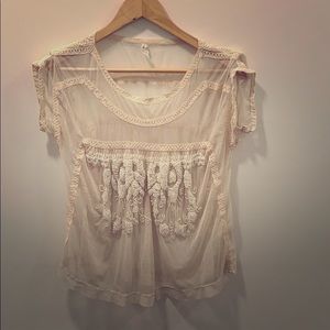 Vintage hand beaded top